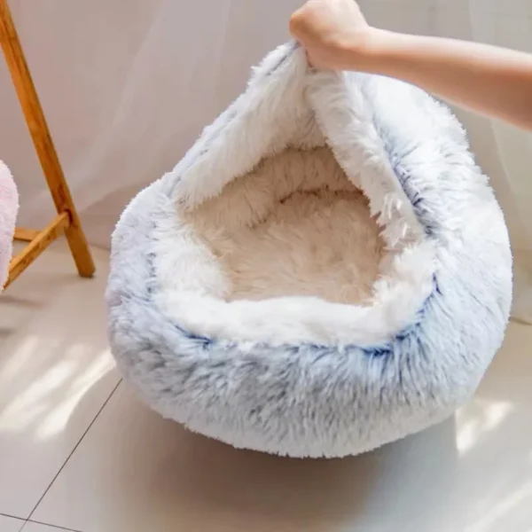 Lit en peluche pour chat – Image 2
