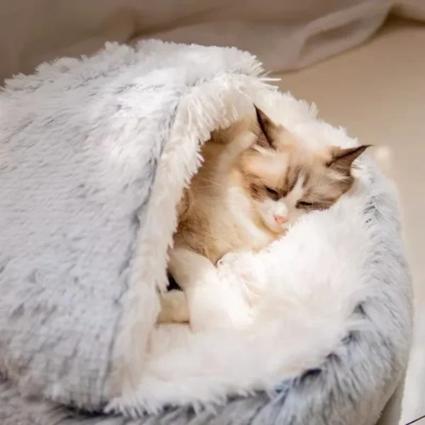 Lit en peluche pour chat – Image 6